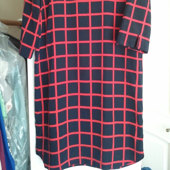 Windowpane 60s style Mod Shift Dress size 0 NWT - Picture 4 of 5